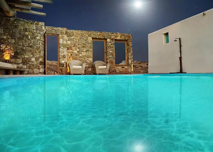 Luxury Mykonos Sunkissed Private Pool Kastro Villa *